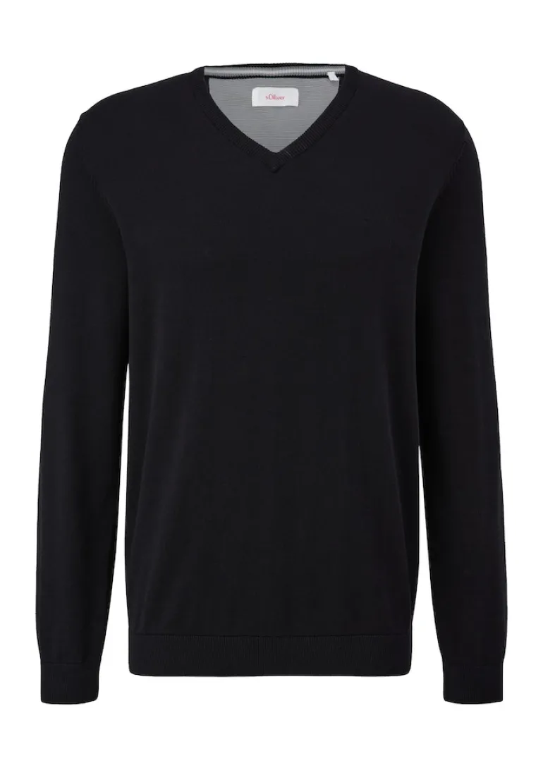 Strickpullover schwarz