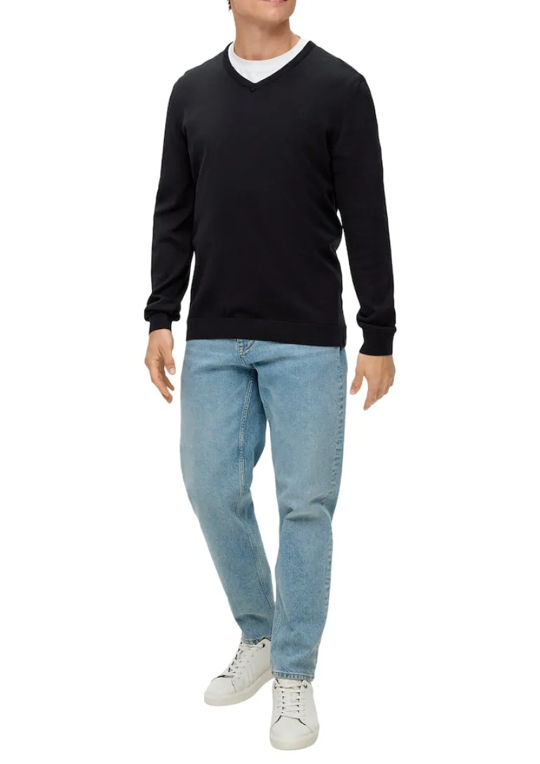 Strickpullover schwarz
