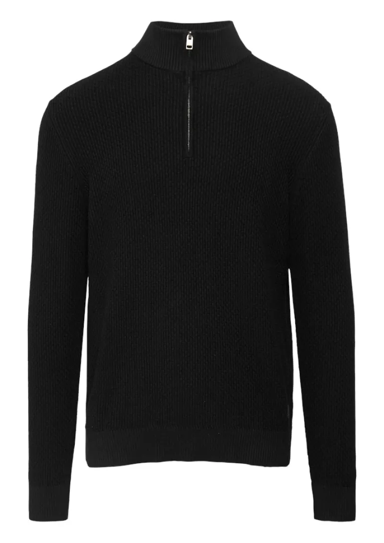 Strickpullover schwarz