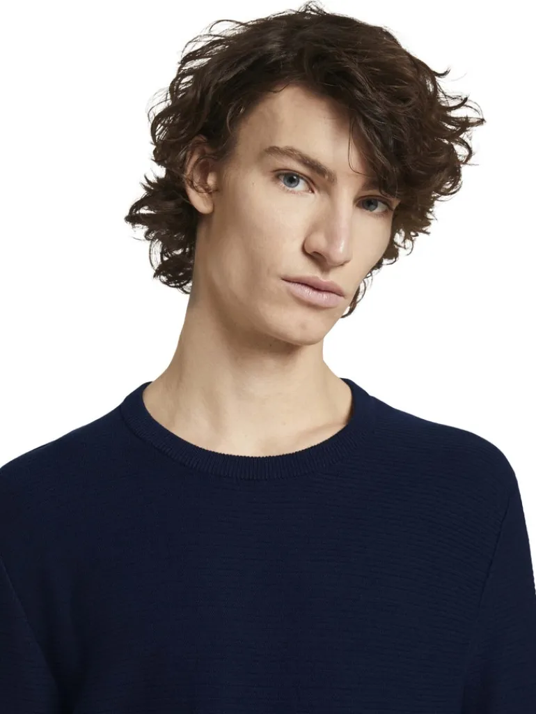 Strickpullover sky captain blue