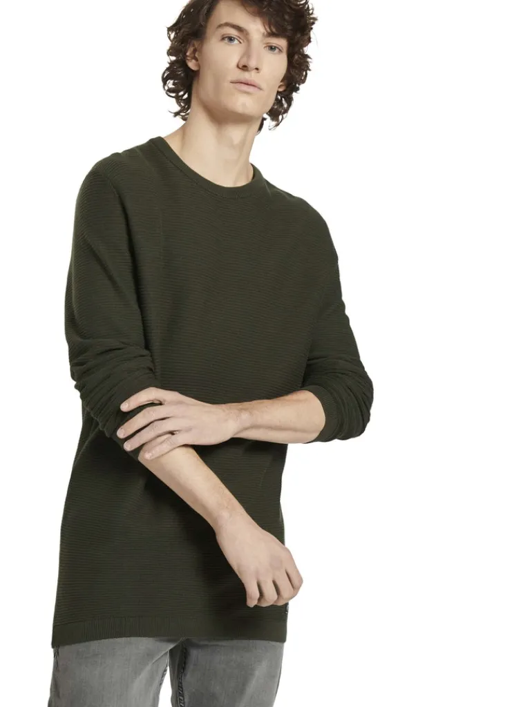 Strickpullover woodland green