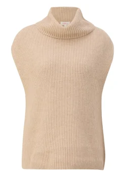 Strickpullunder beige
