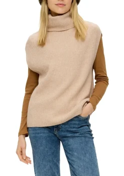 Strickpullunder beige
