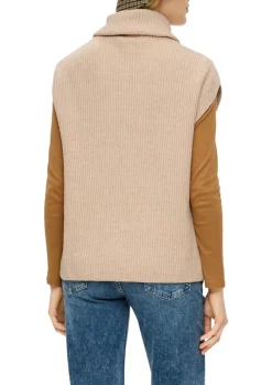 Strickpullunder beige