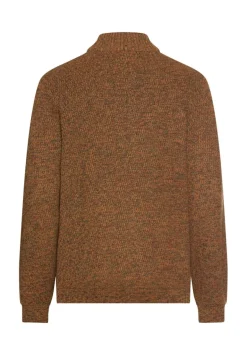 Strick-Troyer mit melierter Struktur cinnamon
