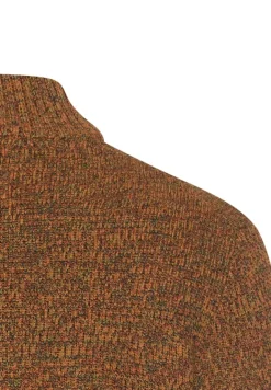 Strick-Troyer mit melierter Struktur cinnamon