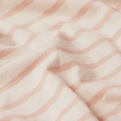 Striped knot r t wmn lt chalk-liquid pink stripe