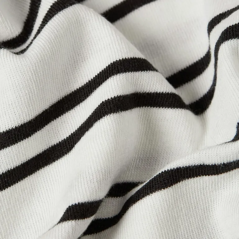 Stripe eyben slim v t 2.0 wmn milk-dk black double stripe