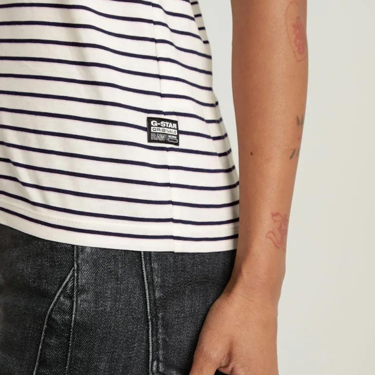 Stripe eyben slim v t 2.0 wmn osaka blue highlight stripe