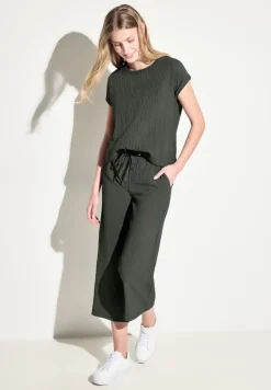 Struktur Blusenshirt cool khaki