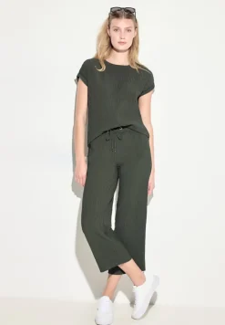 Struktur Blusenshirt cool khaki