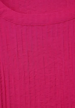 Struktur Blusenshirt pink sorbet