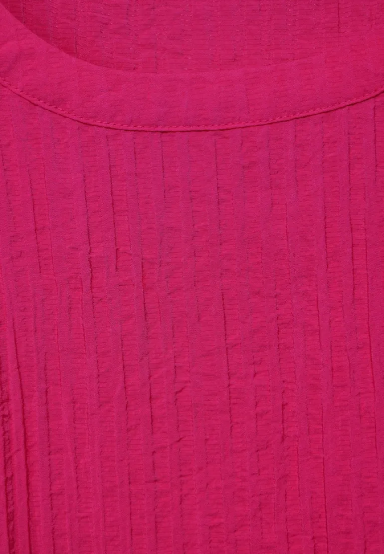 Struktur Blusenshirt pink sorbet