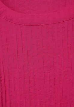 Struktur Blusenshirt pink sorbet