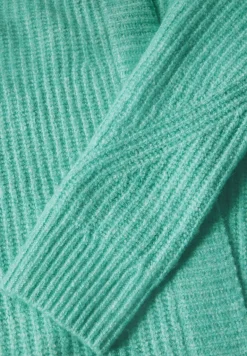 Struktur-Cardigan aventurine green melange