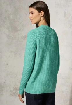 Struktur-Cardigan aventurine green melange