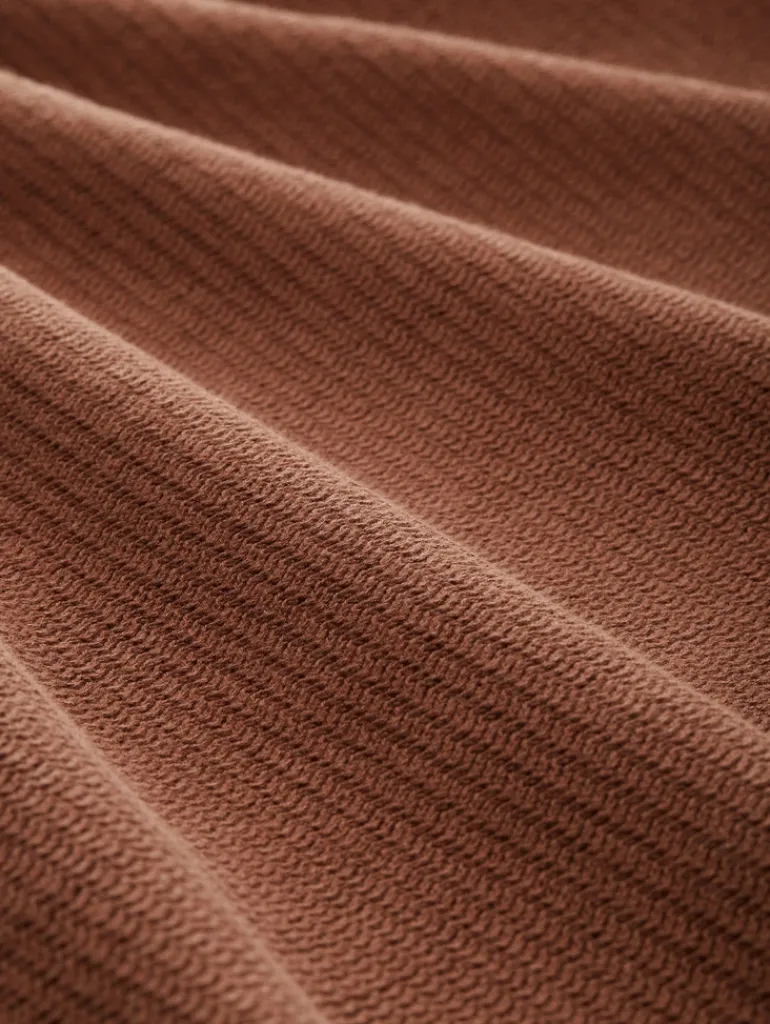 Strukturierter Pullover light wood brown