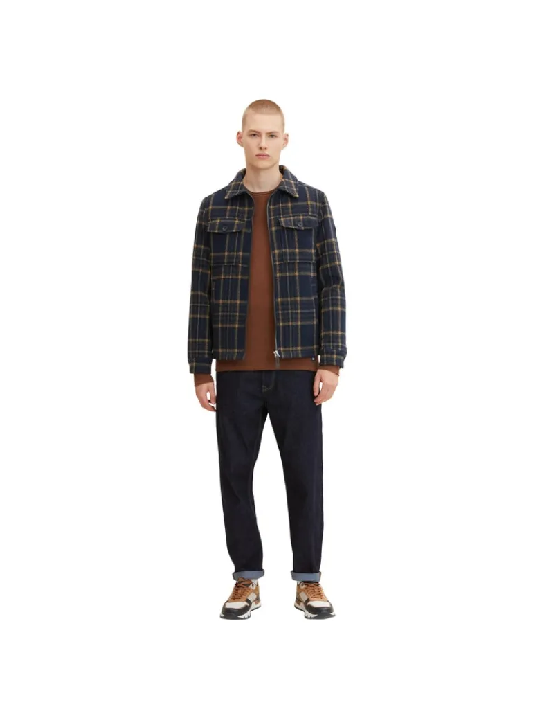 Strukturierter Pullover light wood brown