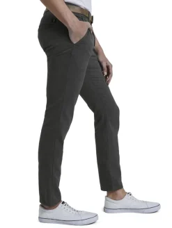 Strukturierte Straight Chino two colored black design
