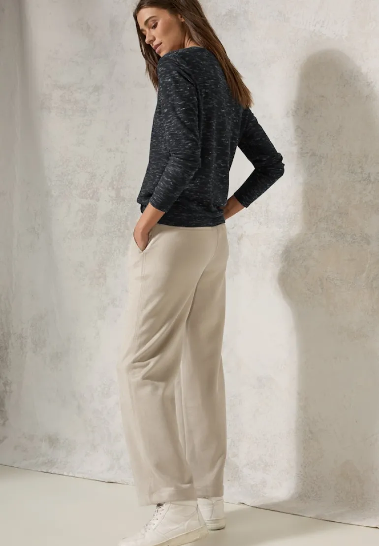 Strukturmix-Pullover heather deep charcoal grey mel