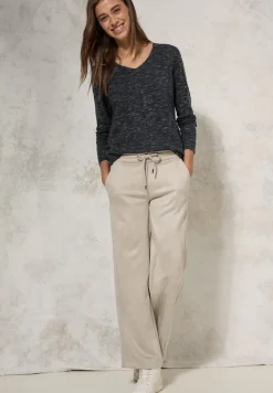 Strukturmix-Pullover heather deep charcoal grey mel