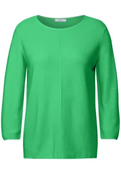 Strukturpullover iced neon green