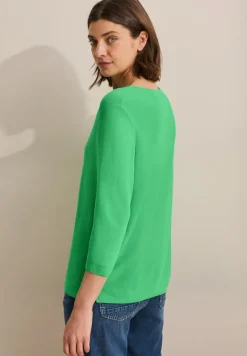 Strukturpullover iced neon green