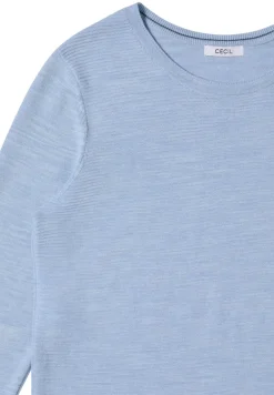 Strukturpullover mountain heather melange