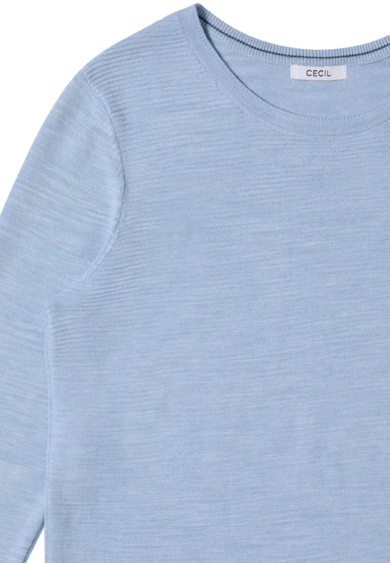 Strukturpullover mountain heather melange