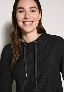 Strukturshirt black