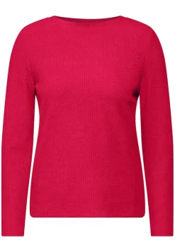 Strukturshirt granita red