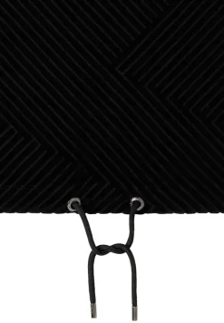 Strukturshirt mit Funnelneck black