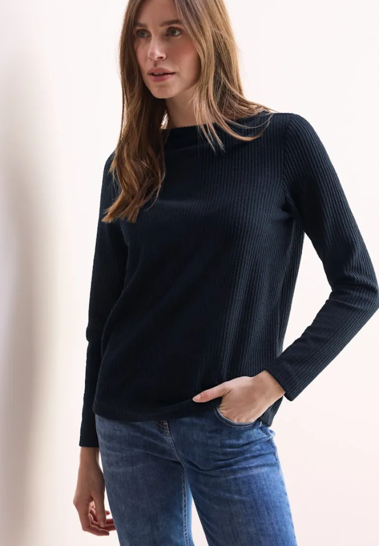 Strukturshirt universal blue