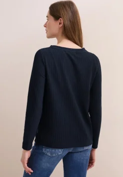 Strukturshirt universal blue