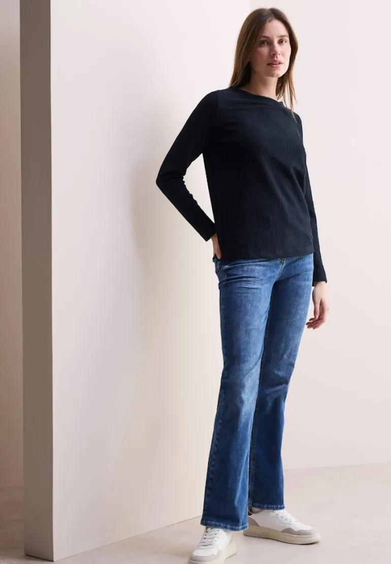Strukturshirt universal blue