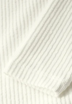 Strukturshirt vanilla white