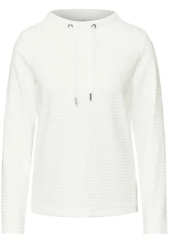 Strukturshirt vanilla white