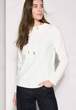 Strukturshirt vanilla white