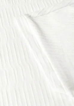 Struktushirt in Unifarbe vanilla white