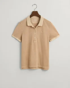 Sunfaded Piqué Poloshirt dry sand