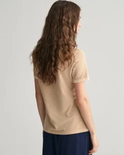Sunfaded Piqué Poloshirt dry sand