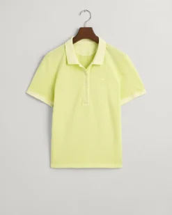 Sunfaded Piqué Poloshirt pastel lime