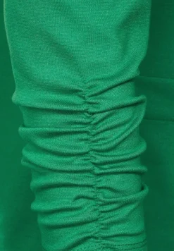 Sweatblazer mit Raffung easy green