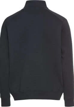 Sweatjacke aus Baumwollmix dark navy