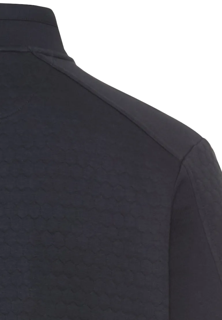 Sweatjacke aus Baumwollmix dark navy