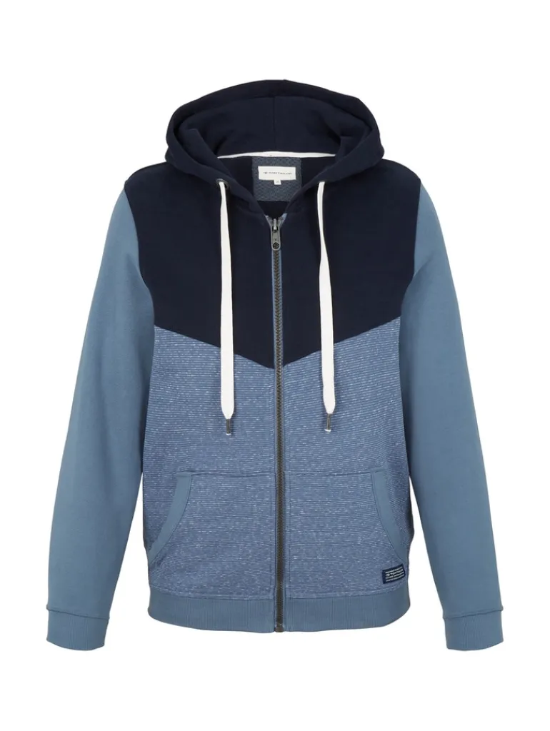 Sweatjacke china blue injected stripe