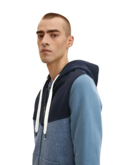 Sweatjacke china blue injected stripe