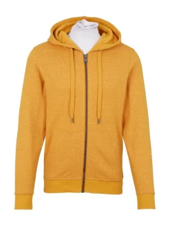 Sweatjacke mit feinen Streifen flame brown injected stripe