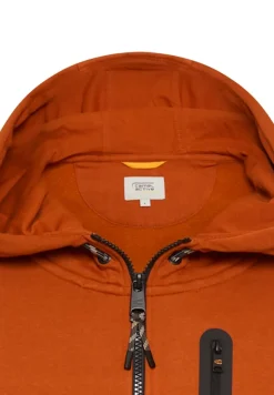 Sweatjacke mit Kapuze cinnamon