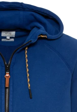 Sweatjacke mit Kapuze true blue